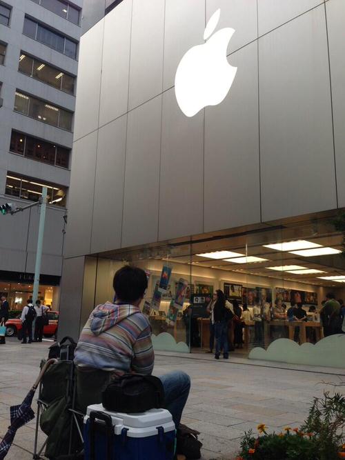 Iphone5s 5c apple store ginza