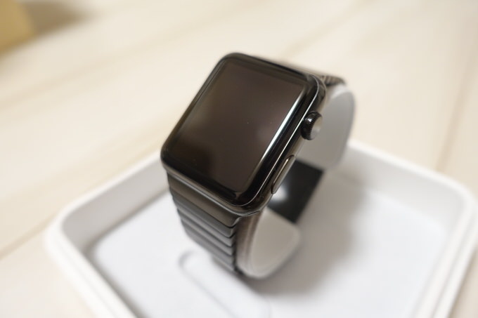 限定品格安】 Apple Watch - 美品 Apple watch ブラックリンク